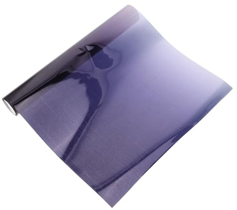 MUSISALY Film Pare-Soleil Autocollant pour Pare-Brise de Camion 20X250 CM Film Teinté Dégradé Noir Pet Protection Solaire UV Chaleur pour Vitre Voiture Poids Lourd