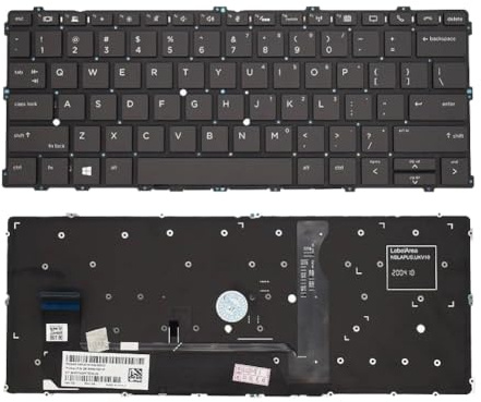 RBoand Laptop-Tastatur mit Hintergrundbeleuchtung, kompatibel mit X360 1030 G2 1030 G3 G4 HSN-104C HSN-Q10C HSN-Q20 918018 904507-001(US Original Backlit)