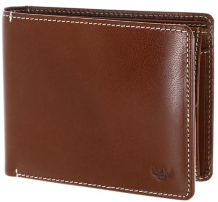 Golden Head Leder Geldbörse Bari RFID Protect Scheintasche 1427 Cognac braun