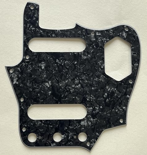 Schlagbrett passend für US-Gitarren im Jaguar-Stil (4-lagig, Black Pearl)