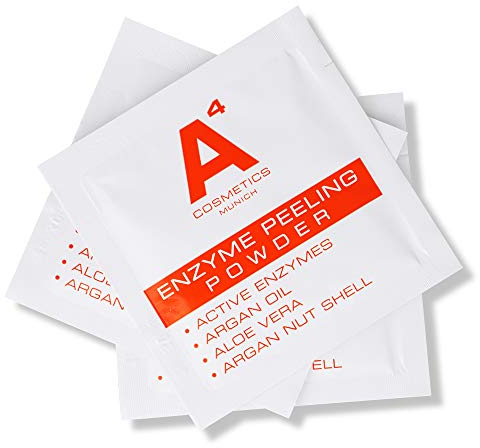 A4 COSMETICS Enzyme Peeling Powder | Enzyme Peeling und Anti Aging Gesichtspflege | Gesichtsreinigung und Peeling | Hautpflege für frischen Teint und glatte Haut | Verfeinert das Hautbild (15g)