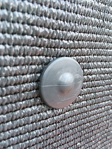 edenvista Fixation Brise Vue GRIPNET traités Anti-UV pour Panneaux grillagés (diamètre Tige 5mm) X30 (Gris Anthracite)