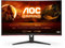 AOC Gaming CQ32G2SE - 32 Zoll QHD Curved Monitor, 165 Hertz, 1ms, FreeSync Premium (2560x1440, HDMI, DisplayPort) schwarz/rot