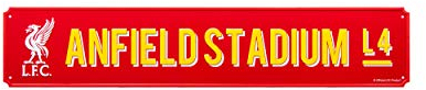 FOCO Liverpool FC Vintage Straßenschild