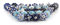 Craft Trade Door Knobs for Cupboards Assorted Cabinet Knobs Vintage Blue Ceramic Knobs Colorful Kitchen Furniture Pull Handles Cabinets Cupboard for Wardrobe Home Interior Décor - Pack of 30