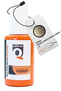 uniQum Autolack Lackstift fürs Auto für Skoda Zelena Jungle/Jungle Gruen L2 Autolack Reparatur 30 ml