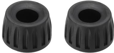 PATIKIL Universal 15mm ID Rubber Tripod Feet, 2 Pack Anti-Slip Tripod Replacement Parts for Camera Tripods Monopod, Black
