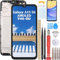 YHX-OU 6.5 AMOELD Display LCD con Telaio per Samsung Galaxy A15 5G SM-A156B SM-A156P SM-A156U LCD Schermo Touch Screen Digitizer Assemblea E Strumenti di Installazione+1 Pezzo Vetro temperato
