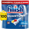 Finish Dishwasher Tablet, Quantum Infinity Shine, 100 Tablets, Lemon Sparkle, Powerful Clean & Shine Detergent Tabs, Tough on Grease Stains