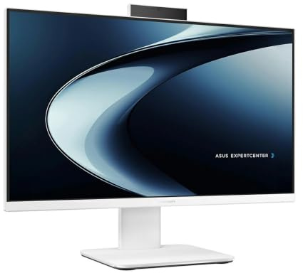 ASUS ExpertCenter E4 All-in-One P440VAES, 23.8 FHD 100Hz, Intel Core 5 210H, 16 GB RAM, 512 GB SSD M.2, Tastiera e Mouse Wireless, Win 11 Pro, Wi-Fi 7, BT 5.4, White