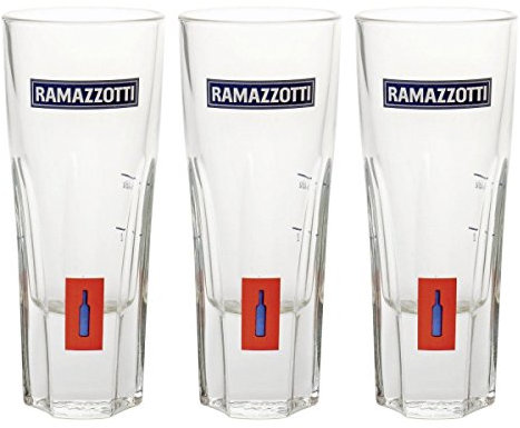 Rastal Ramazzotti Glas - 3 Stück - Designerglas Exclusiv