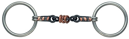 Shires Sweet Eisen Kupfer Roller Trense BLKSWI