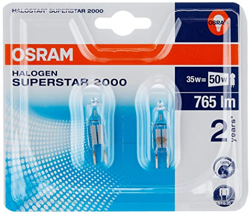OSRAM BLI2 Bombilla, GY6.35, 35 watts, Trasparente, 2 Unidades
