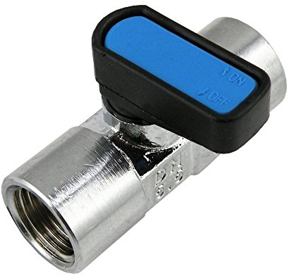 Mini-Kugelhähne mit Knebelgriff einseitig, kompakt, EN 331, PN 20, Ventil (G 1/8, Ausführung: Innengewinde)