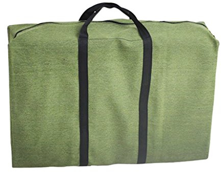 BXT Stabile Dicke Jumbo Leinwand Aufbewahrungstasche Unter Bett Allzwecktasche Seesack mit Handgriff