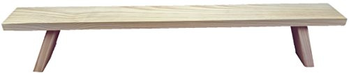 mumba® Lichterbogenerhöhung Unterstellbank Fuß Erhöhung Bank Fensterbank für Schwibbogen (1, 40cm)