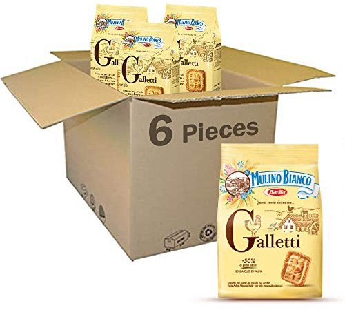 6x Mulino Bianco Kekse Galletti 800 g Butterkeks biscuits cookies kuchen brioche