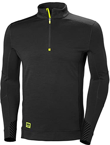 HH Lifa 1/2 Zip Color: 990 Black Talla: M