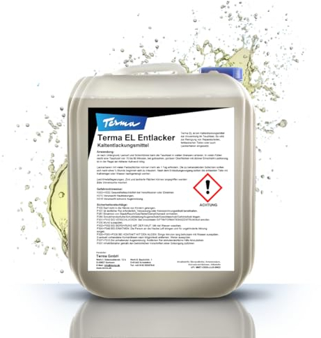 Terma EL Entlacker 11 kg (10 Liter Kanister), Kaltentlacker, Felgenentlacker, Entlackungsmittel, Felgen Entlacker