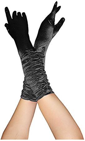 Fashion's island Damen Handschuhe Gr. Einheitsgröße, Schwarz