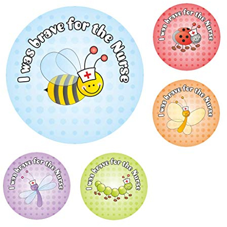 School Stickers Aufkleber I was Brave for The Nurse