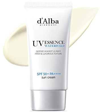 TÄGLICHER MINERAL ESSENCE SONNENSCHIRM-Feuchtigkeitsspendende Essenz Textur Sonnenschutzlotion mit breitem Spektrum SPF 50+/ Super glatte und seidige Textur mit natürlichen Inhaltsstoffen(1,76 fl.oz.)