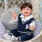 yuela Neue 68CM Reborn Kleinkind Big Boy Babypuppe Handgemachte beliebte Mila Unsere glückliche Babypuppe Sammlerkunstpuppe