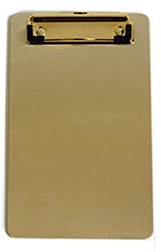 Planchettes à Pince A4 Presse-papiers en acier inoxydable en acier inoxydable en métal menu du tampon légal d'écriture de la carte d'écriture fournitures de bureau avec le dossier de trou suspendu feu