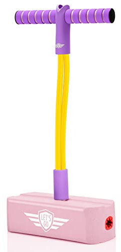 Stfitoh Gifts for 3-12 Year Old Girls & Boys, Girls Toys Age 3-12 Toys for 3-12 Year Old Girls 3-10 Year Old Girl Gifts Foam Pogo Jumper Girls Birthday Presents Pink