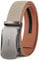 ITIEZY Herren Gürtel, Gürtel Nylon Ratsche Automatikschließe Business Anzug Gürtel für Männer 35mm Breit Ledergürtel 2 Stücke,Größe Angepasst