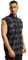 Brandit Checkshirt Sleeveless, Black-Grey, 4XL