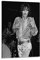 TSALF Leinwand Wandkunst Malerei Kein Rahmen Mick Jagger Sänger Poster Mick Jagger Sänger schwarz-weiß Portrait Poster Retro Musik Dekoration Malerei 60x90cm