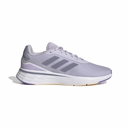 adidas Damen Start Your Run Shoes, Silver / Silver Violet / Violet Fusion, 36 2/3 EU