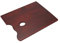 Paintersisters® Paleta de madera para pinturas al óleo acrílicas – Paleta de pintura 30 x 40 cm rectangular con agujero de agarre oscuro para artistas para pintar y mezclar colores