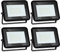Daromigo Projecteur LED Extérieur 30W - 4 Pièces, 2550lm, 6000K Blanc Froid, IP65 Étanche - Pour Cour, Garage, Couloir