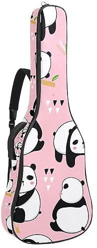 Eslifey Akustikgitarre Tasche Aras und Tukane Bunte Vögel Muster Verstellbarer Schultergurt Gitarrentasche Gigbag 40 41 42 Zoll, Farbe 4, 42.9x16.9x4.7 in