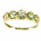 LetsBuyGold Englisch Damen-Ring solide 9 Karat Gold Gelbgold Aquamarin - Verfügbare Größen : 50 bis 64