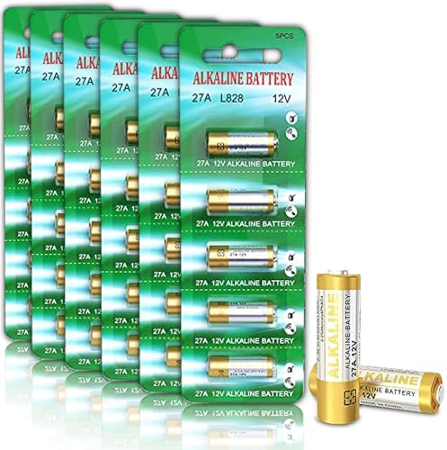 Batterie alcaline da 27 A, 12 V, A27S, MN27, L828, A27, 12 V, 30 pezzi