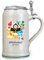 Bavariashop Oktoberfest Bier-Krug 2024 • Offiziell lizenzierter Sammler-Krug von der Wiesn • Festkrug 1,0l mit Deckel