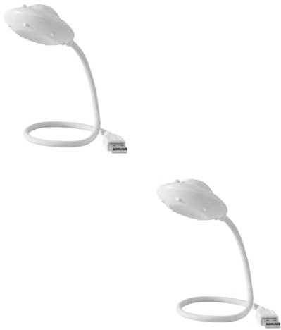 OSALADI 2 Stück USB Tischlampe Nachtlampe Notebook Lampe Laptop LED Lampe Tastaturlampe USB Lampe Computer Leselampe Computer Laptop Leselampe USB Computer Licht Lese LED Licht