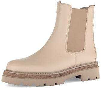 Gabor Damen Chelsea Boots, Frauen Stiefeletten,uebergangsschuhe,uebergangsstiefel,Schlupfstiefel,flach,Stiefel,Sand (Ra.Porex),39 EU / 6 UK