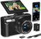 Cámara digital 4K para fotografía con pantalla abatible de 180° de 3 pulgadas, cámara de vlogging de 64 MP para YouTube, cámara WiFi 4K Ultra HD con zoom digital de 18X, cámara compacta con flash,