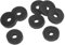 PATIKIL Arandela Plana de Goma M4, 8 Pcs, 4 mm de Diámetro Interno, 13.8 mm de Diámetro Externo, 3 mm de Grosor, Anillo de Junta de Sellado para Grifo, Tubo de Agua, Negro