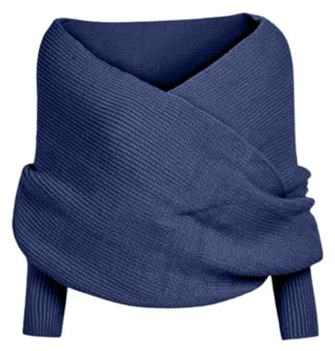 Garnschal Damenschal Strickschal Schal mit Ärmeln Pulloverschal mit Ärmeln Wickelpullover für Damen Schal Mit äRmeln äRmelschal Kaschmir Schal Damen Schultertuch Dirndl ZubehöR Damen