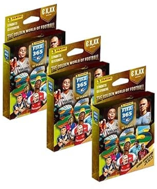 Panini Fussball 365 Sticker 2025 / 3x Eco Blister Pack