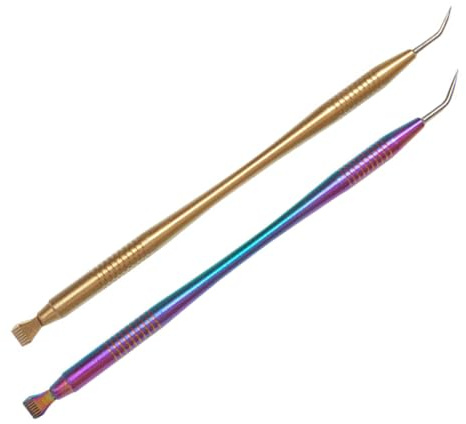 AEIOPRS 2 Pcs Peigne Séparateur Cils Pinceau pour Rehaussement de Cils Outil Brosse pour Extension et Teinture Lash Lift