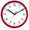 Acctim 74664 Nardo 20cm Radio Controlled Red Wall Clock