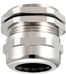 Unifizz 1 Pcs M32 Cable Gland, IP68 Waterproof Metal Connector with EMI Shielding Heavy-Duty Threaded Joint for 15-22mm Cables