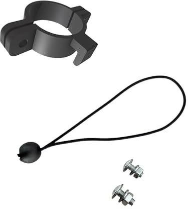 Generisch 32 mm ⌀ Halterung Planenspanner für Poolabdeckplane Poolplane – Grau – passend für Intex & Bestway (32mm - 2er Set)