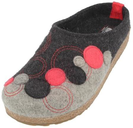 HAFLINGER Grizzly Fizz Filzpantoffeln mit Gummisohle